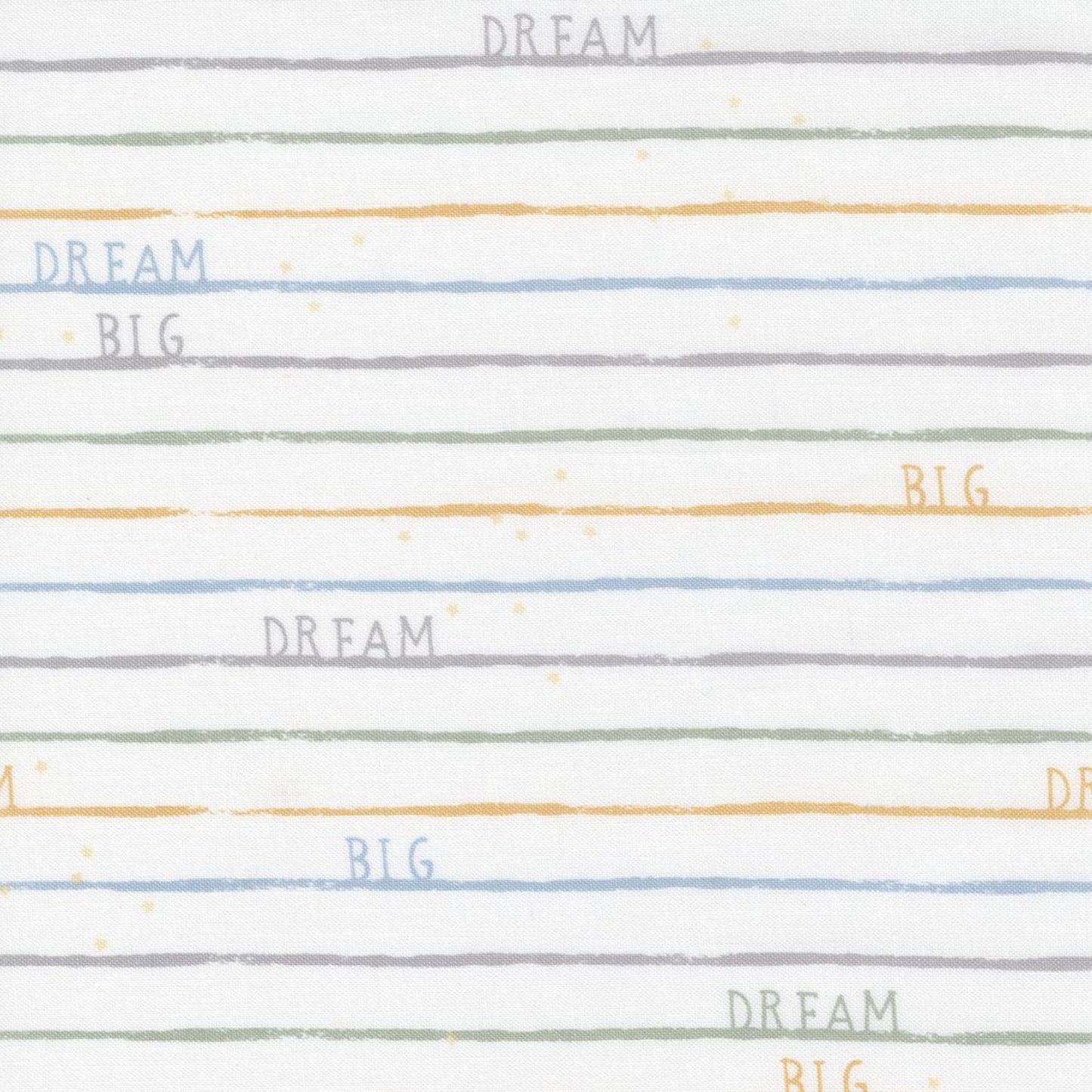 D is for Dream by Paper & Cloth for Moda Fabrics: White Multi (25126-11)