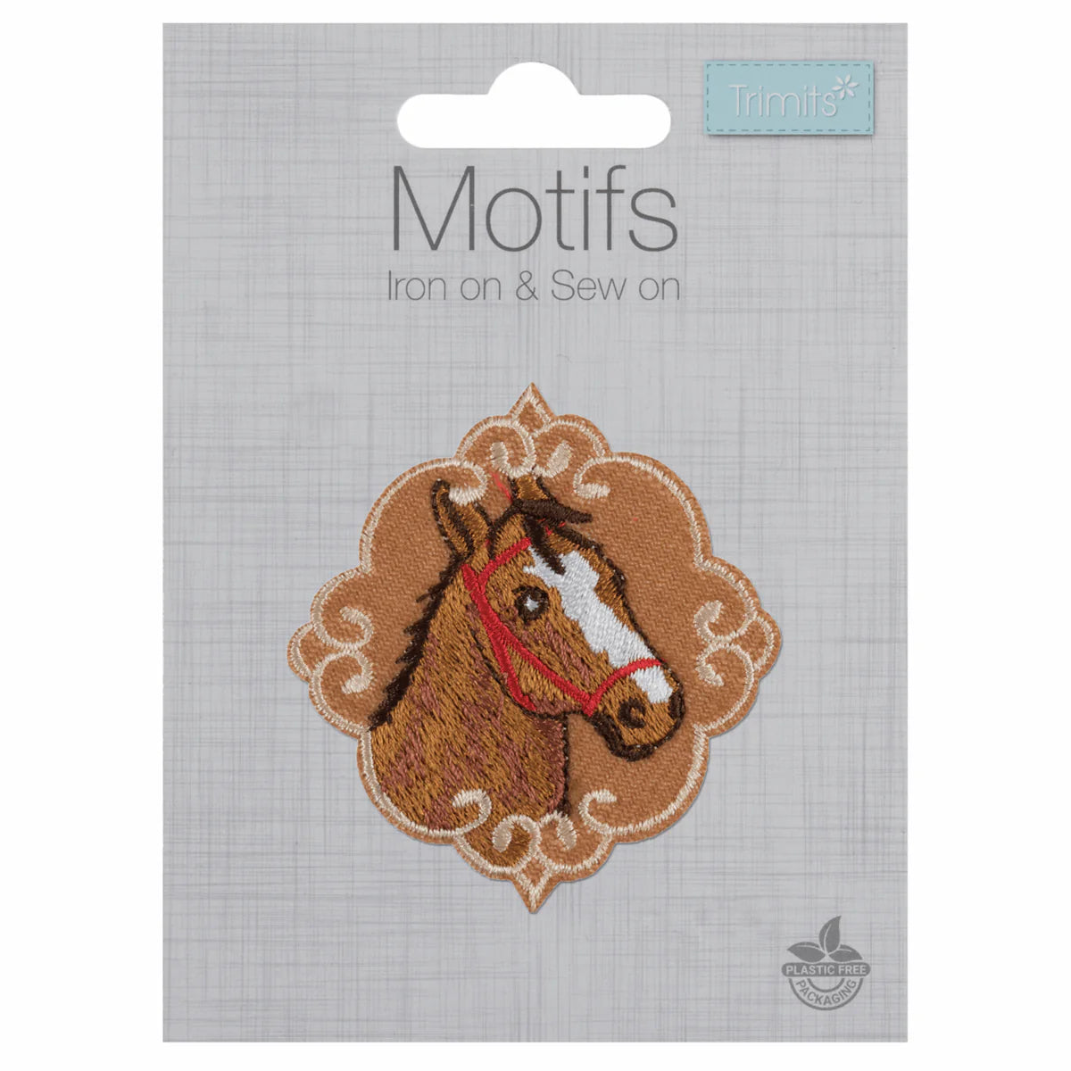 Trimits Horse Emblem Iron-on/Sew-on Motif