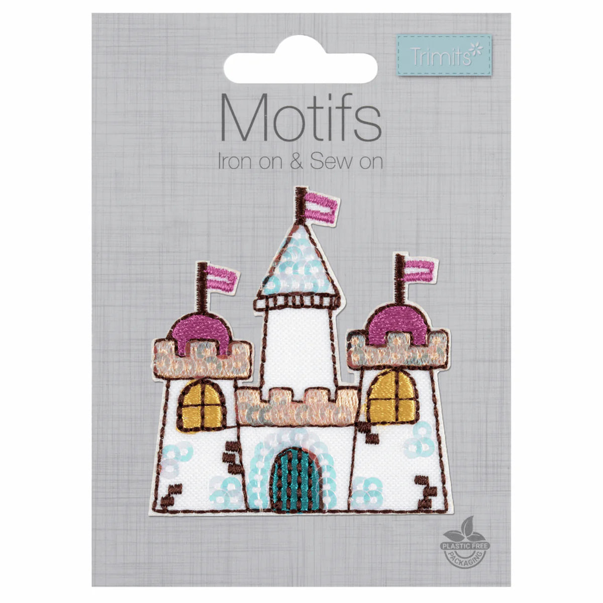 Trimits Princess Castle Iron-on/Sew-on Motif