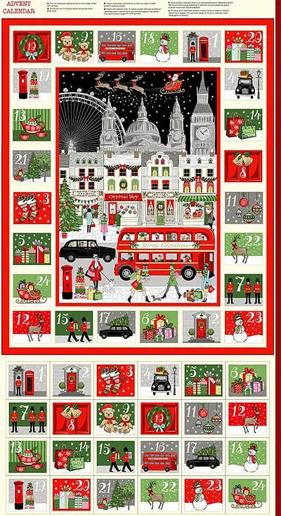 London Advent Panel by Makower