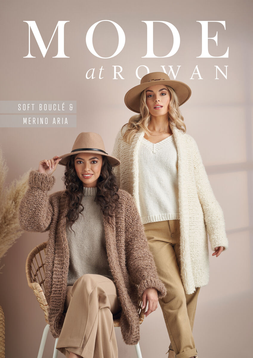 Soft Boucle and Merino Aria, MODE at Rowan Collection