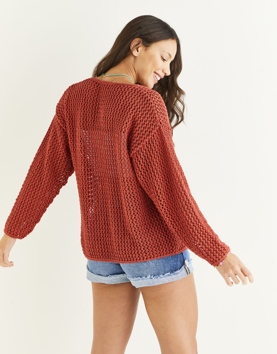 Opening Act Jacket in Sirdar Stories DK 10543 (printed pattern)