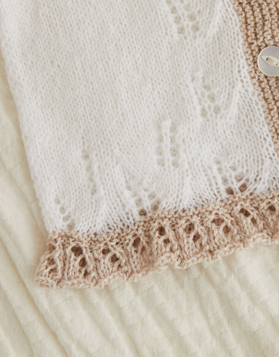 Little Lacy Trouser Suit in Sirdar Snuggly 2 Ply 5523