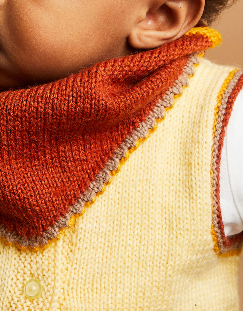 Laid Back Romper and Bib in Sirdar Snuggly 4 Ply 5508