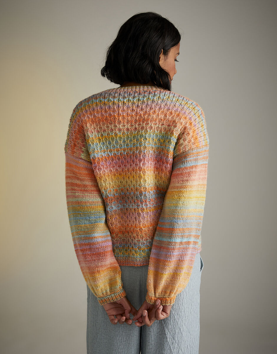Twilight Trellis Cardigan in Sirdar Jewelspun Aran 10716 (printed pattern)