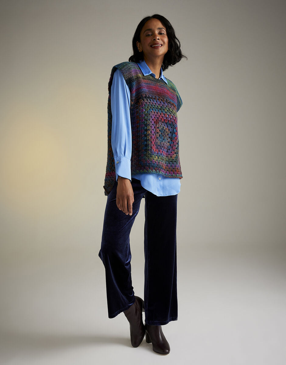 Crochet Twilight Terrace Tabard in Sirdar Jewelspun Aran 10728