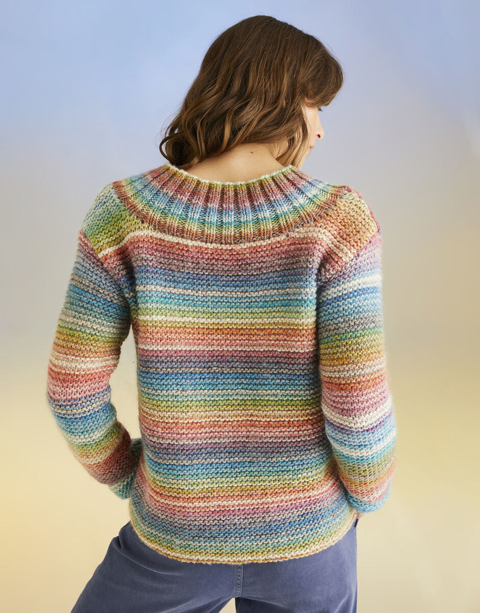 High Tide Sweater in Sirdar Jewelspun Chunky with Wool (10701)