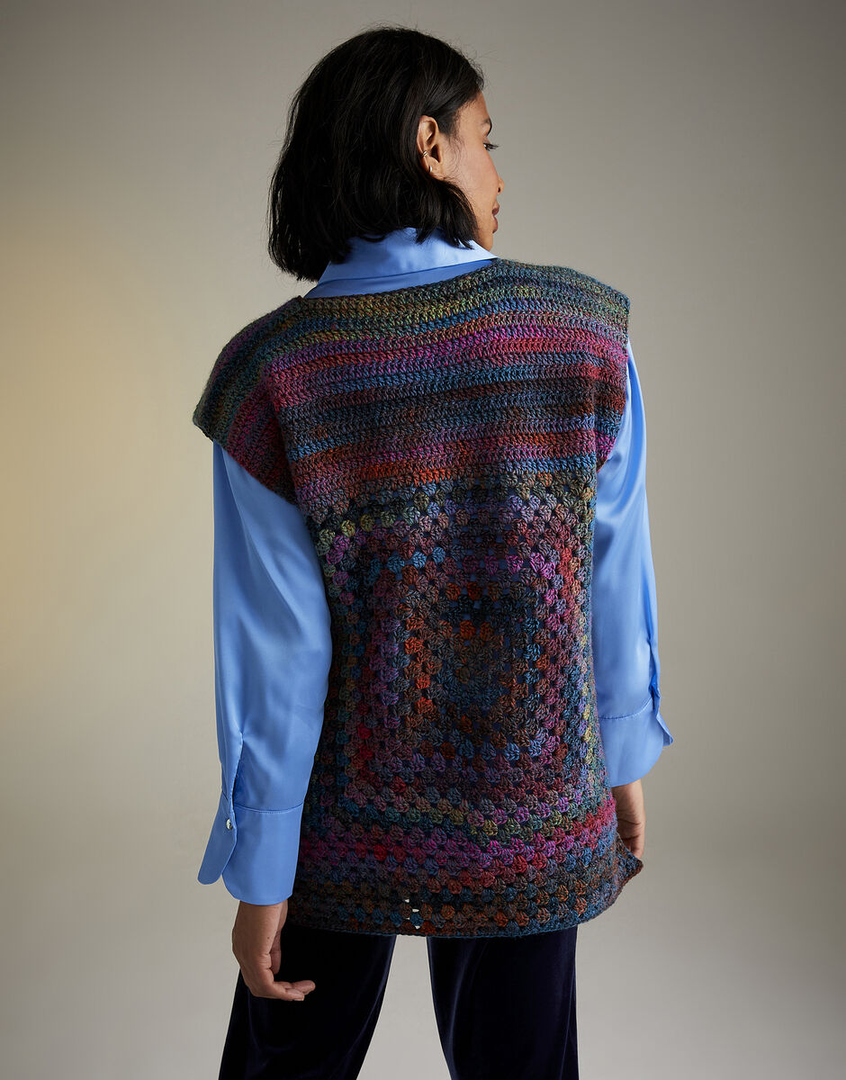 Crochet Twilight Terrace Tabard in Sirdar Jewelspun Aran 10728