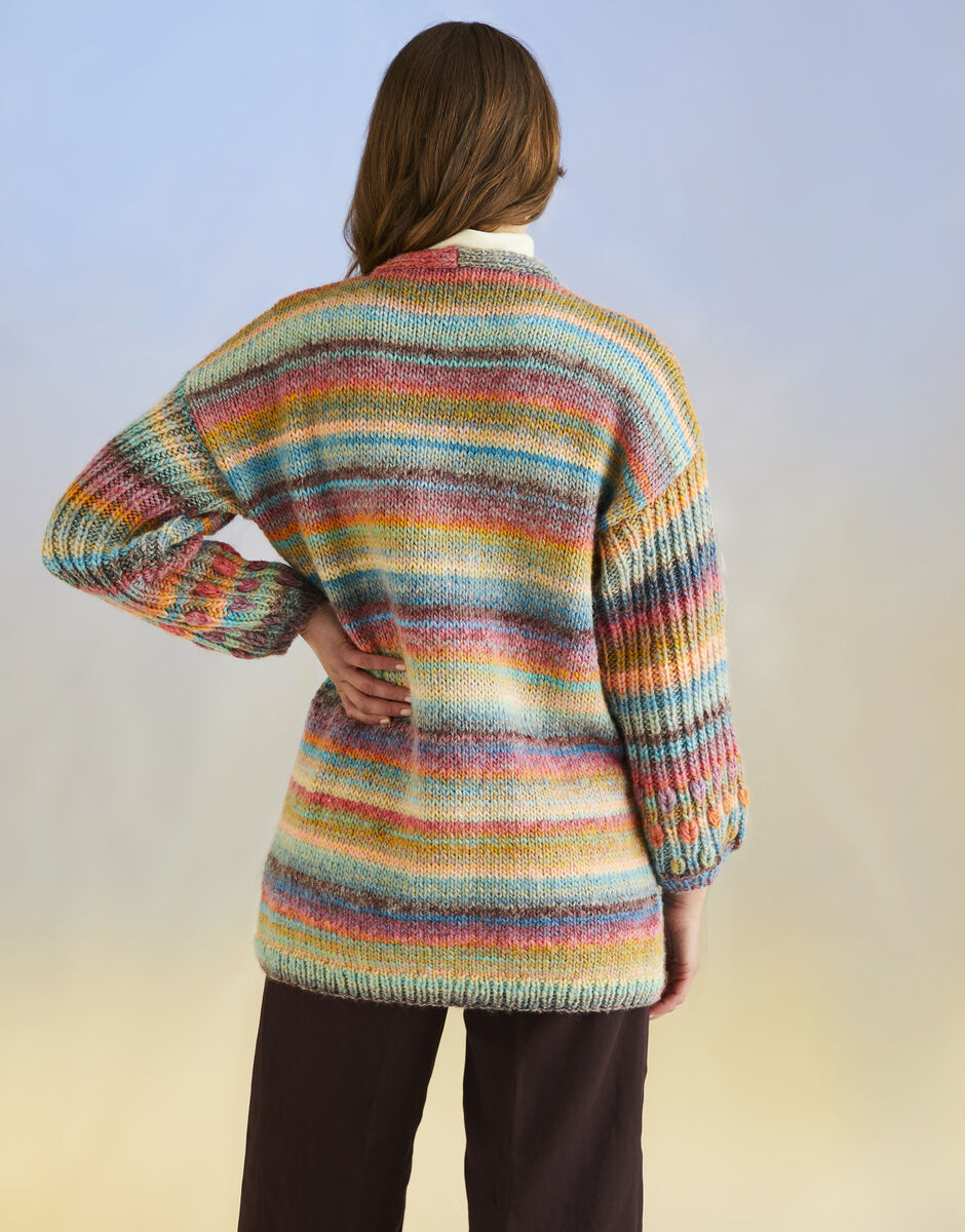 Cardigan in Sirdar Jewelspun with Wool Chunky (10705)