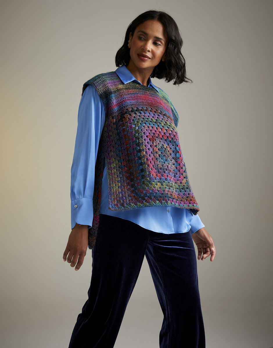 Crochet Twilight Terrace Tabard in Sirdar Jewelspun Aran 10728