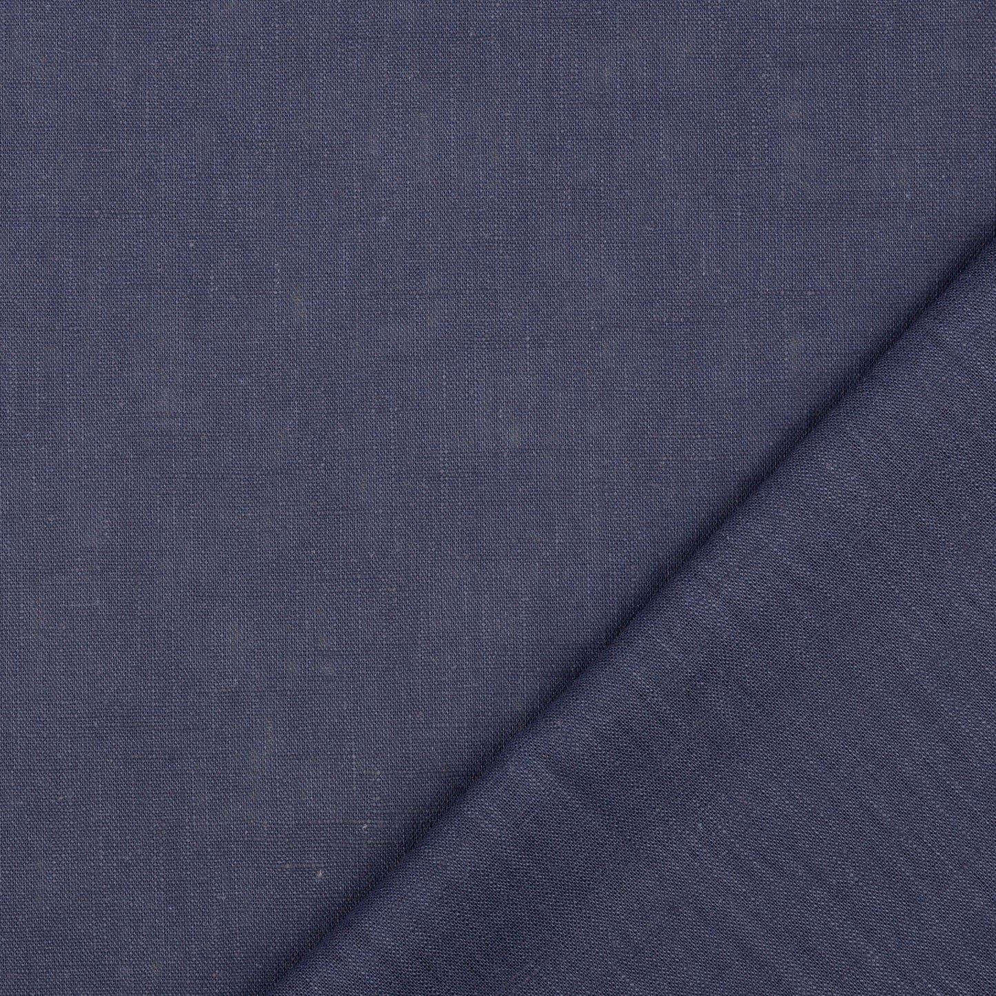 Washed Plain Linen: Prussian Blue