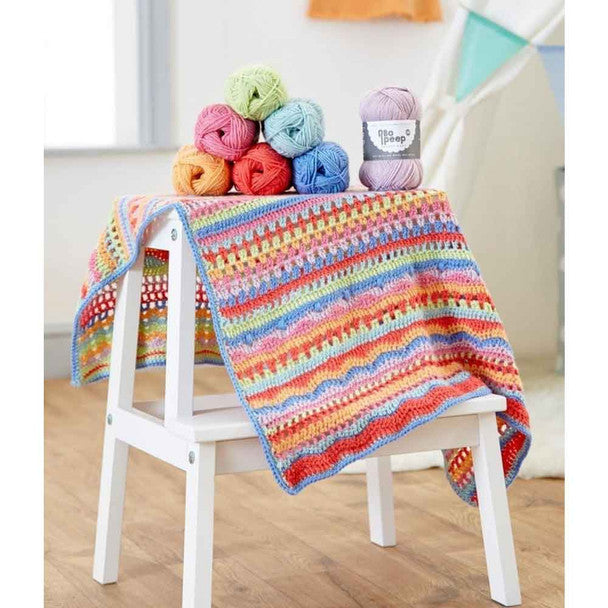 Carousel Crochet Baby Blanket Kit from West Yorkshire Spinners