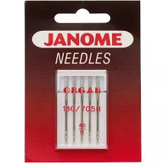 Janome Universal Sewing Machine Needles 70/9 (HA 15X1)