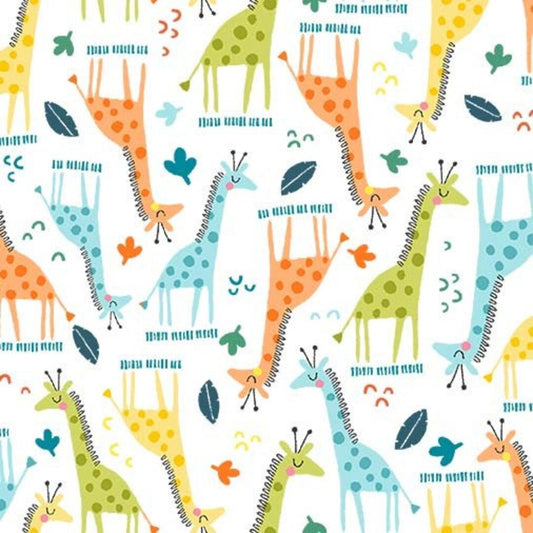 Jungle Safari by Michael Miller Fabrics: Spotted Giraffes