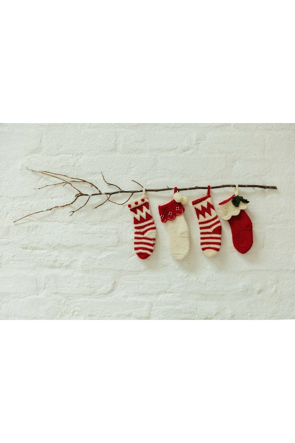 Festive Mini Stockings by Janie Crow