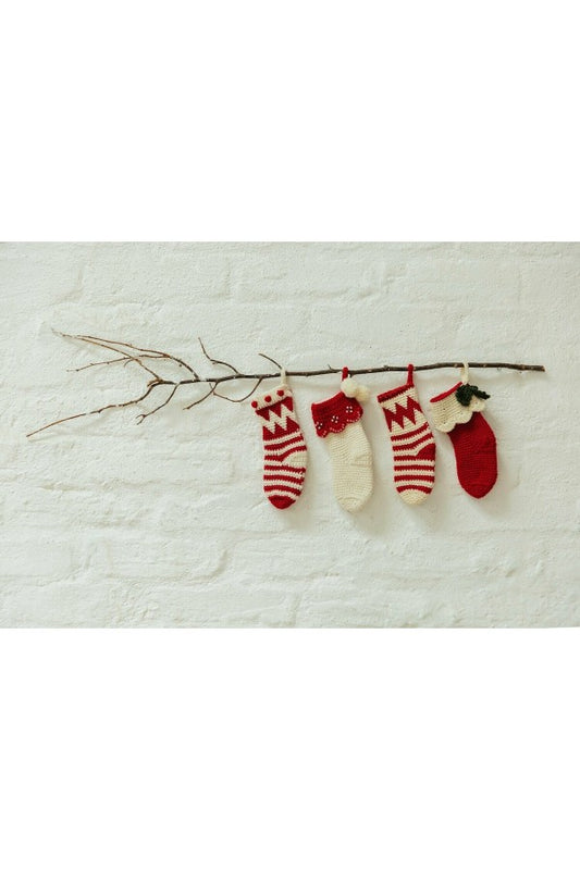 Festive Mini Stockings by Janie Crow