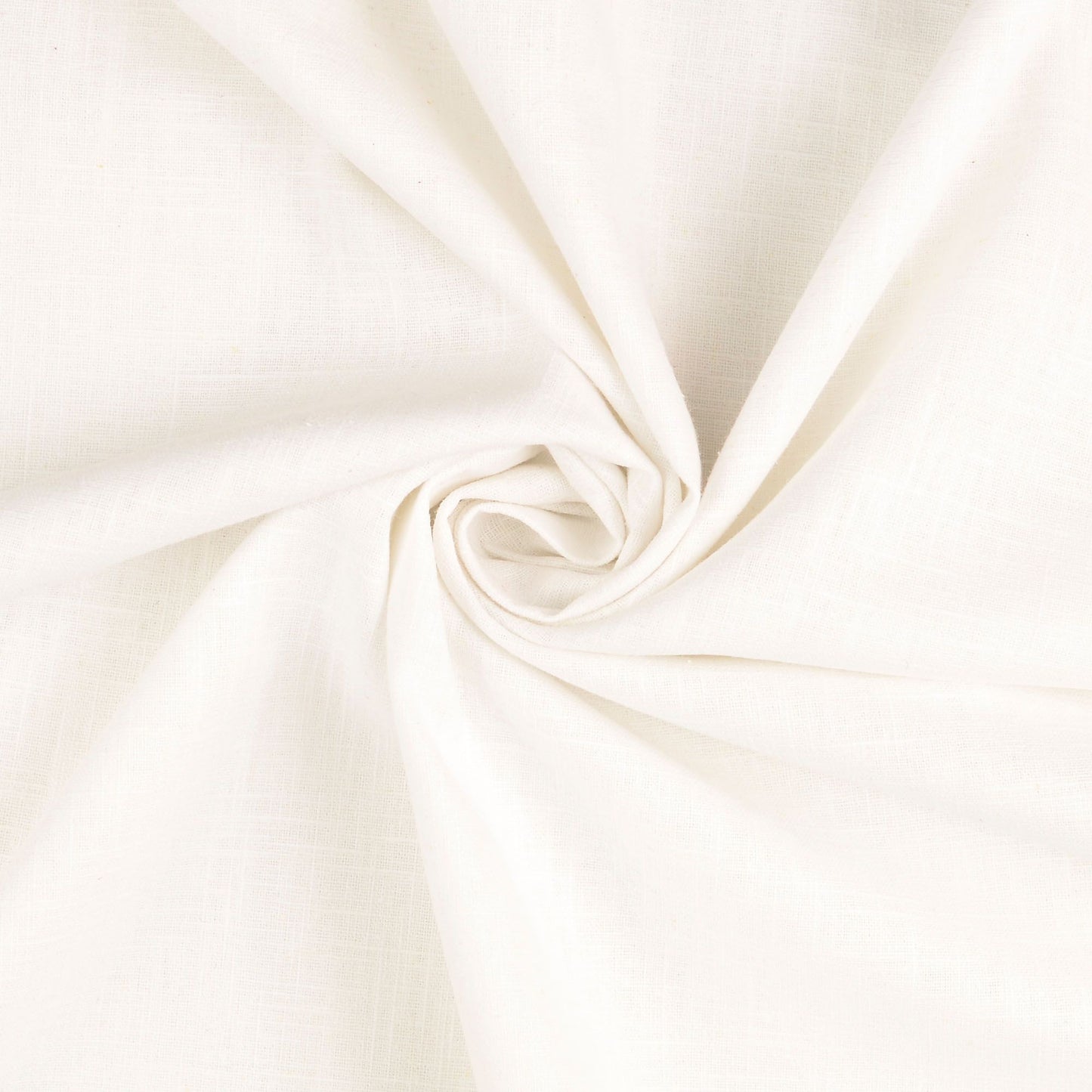 Washed Plain Linen: White